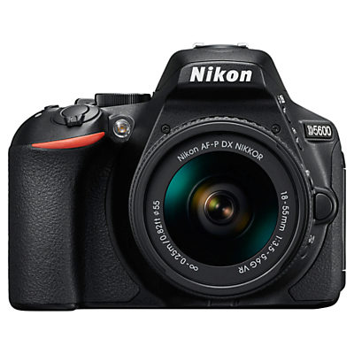 Nikon D5600 Digital SLR Camera with 18-55mm VR Lens, HD 1080p, 24.2MP, Wi-Fi, Optical Viewfinder, 3.2 Vari-Angle LCD Touch Screen, Black Nikon D5600 Digital SLR Camera with 18-55mm VR Lens, HD 1080p, 24.2MP, Wi-Fi, Optical Viewfinder, 3.2 Vari-Angle LCD Touch Screen, Black